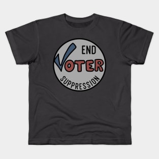 End Voter Suppression Kids T-Shirt